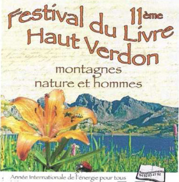 Festival du livre du Haut Verdon à Colmars les Alpes Festival du livre du Haut Verdon à Colmars les Alpes
