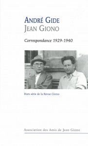 revue Giono correspondance André Gide Jean Giono 1929 - 1940