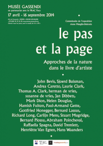 Exposition "Le pas et la page, approches de la nature dans le livre d'artiste"