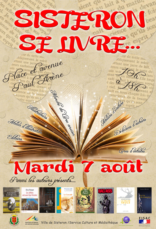 Salon du livre Sisteron se livre 2018