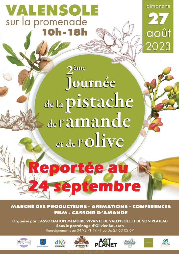 Journée de la pistache, de l'amande et de l'olive à Valensole 24-09