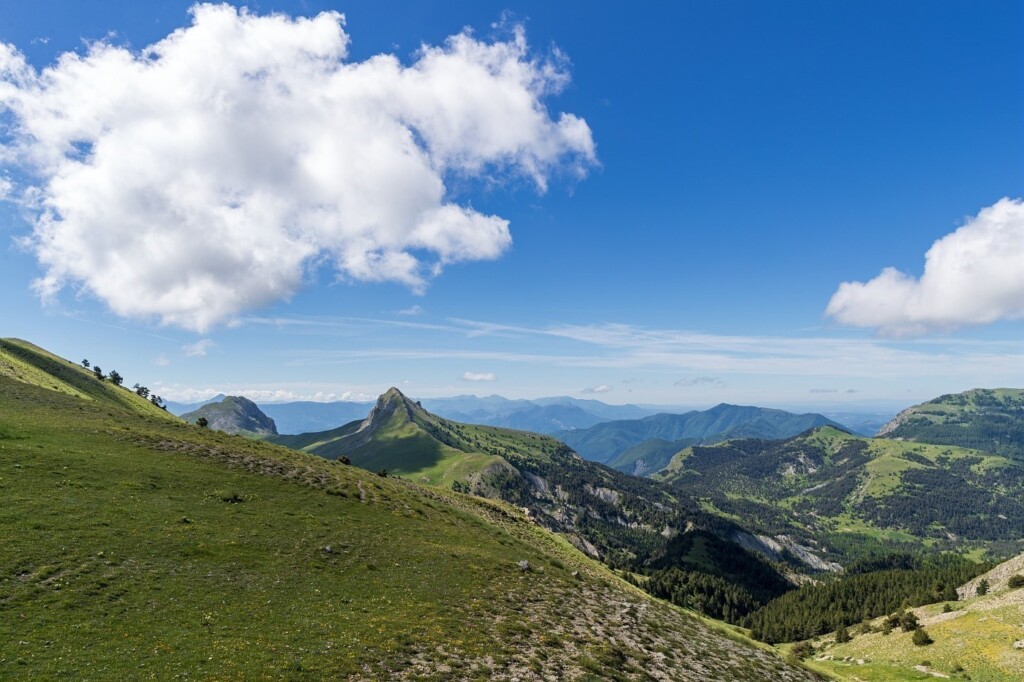 Dans le massif des Monges ©AD04-Martin Champon Dans le massif des Monges