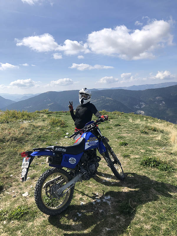Lydia Truglio Beaumont et sa passion pour l'enduro et la nature 