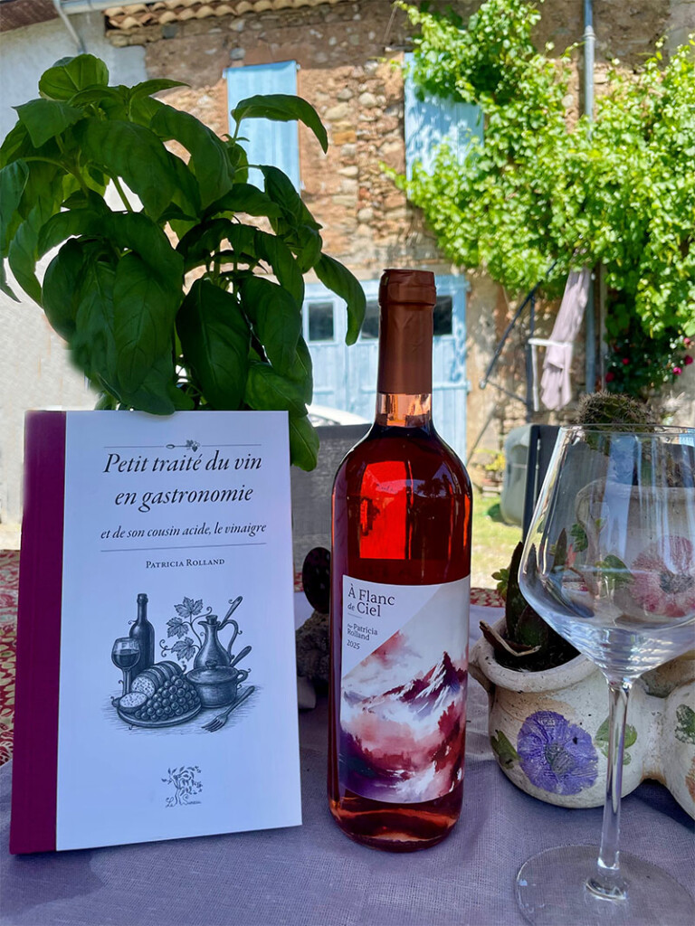 Petit traité du vin en gastronomie et de son cousin acide, le vinaigre de Patricia Rolland