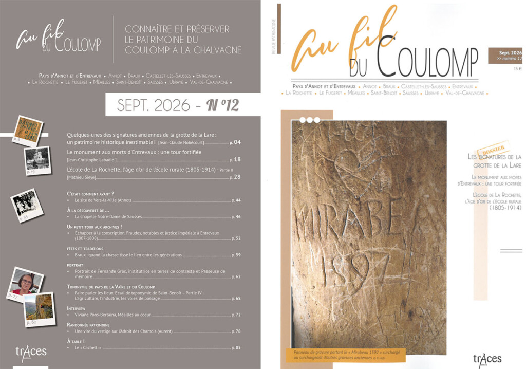 Revue Au fil du Coulomb n° 12 – septembre 2026 Revue Au fil du Coulomb n° 12 – septembre 2026