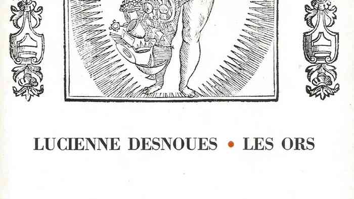 Recueil de poèmes Les Ors de Lucienne Desnoues