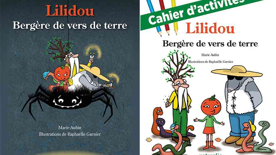 Lilidou, bergère de vers de terre de Marie Aubin, illustré par Raphaëlle Garnier.