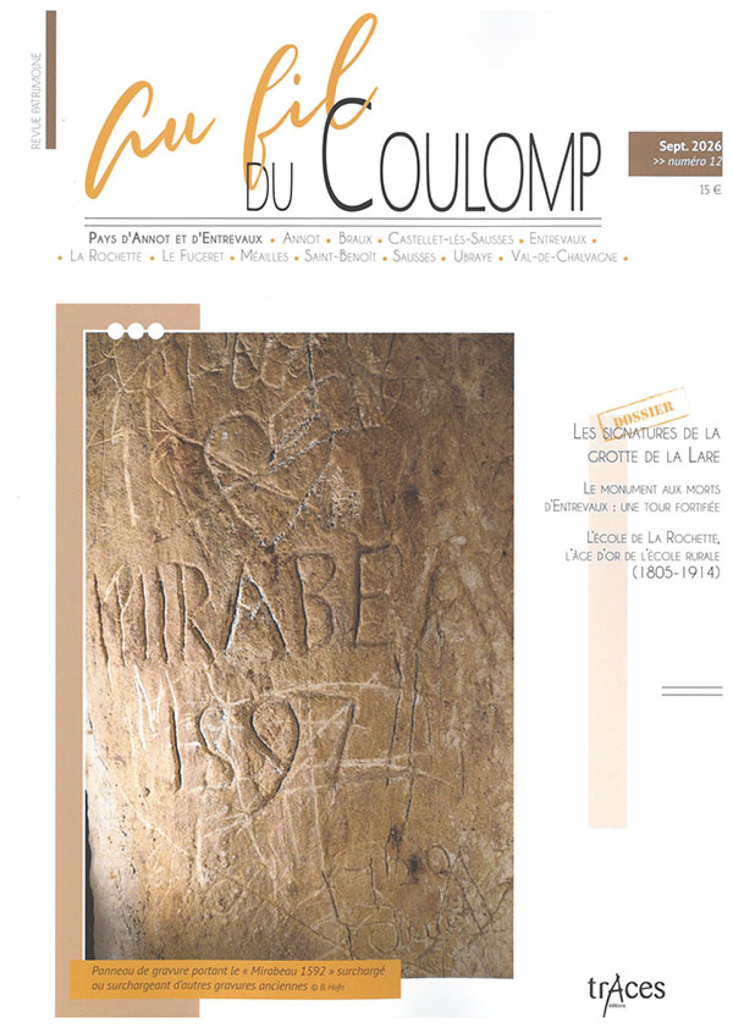 Revue Au fil du Coulomp numéro 12