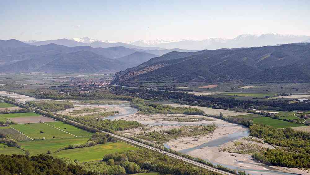 Vue sur la Durance depuis le Prieuré de Ganagobie ©AD04-Adrien Noat