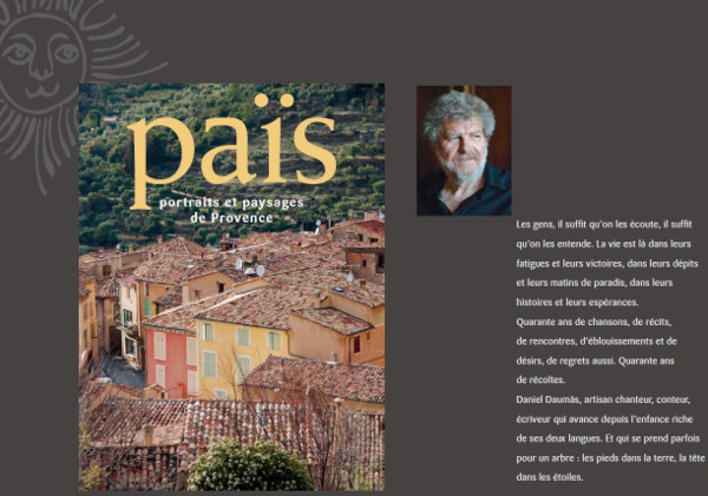 PAïS portraits et paysages de Provence de Daniel Daumàs