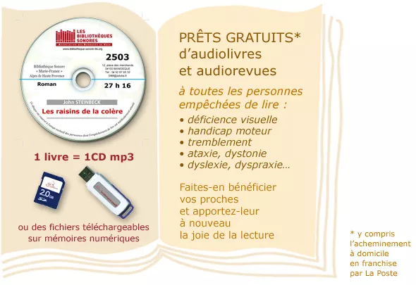 Bibliothèque Sonore "Marie-France" des Alpes de Haute-Provence