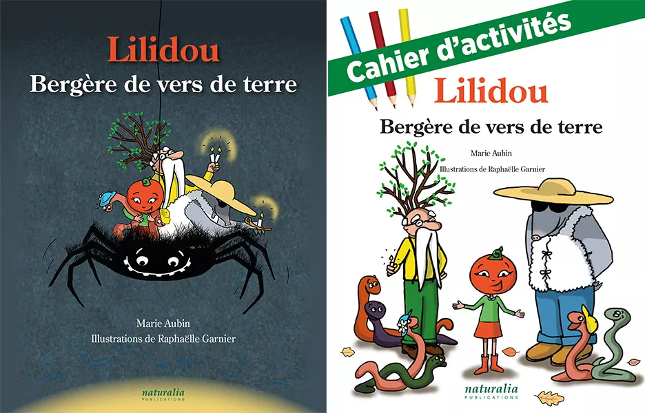 Lilidou, bergère de vers de terre de Marie Aubin, illustré par Raphaëlle Garnier. Lilidou, bergère de vers de terre de Marie Aubin, illustré par Raphaëlle Garnier.