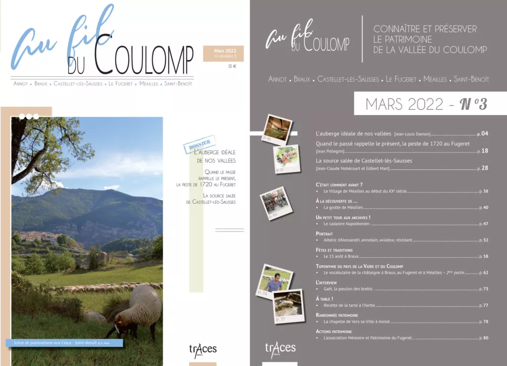 Revue Au fil du Coulomp numéro 3 en mars 2022