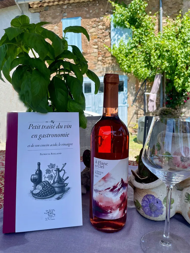 Petit traité du vin en gastronomie et de son cousin acide, le vinaigre de Patricia Rolland